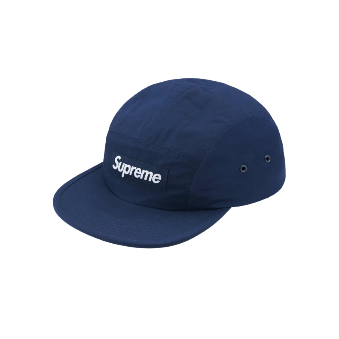 Casquette de camp ripstop cirée suprême marine   24FW
