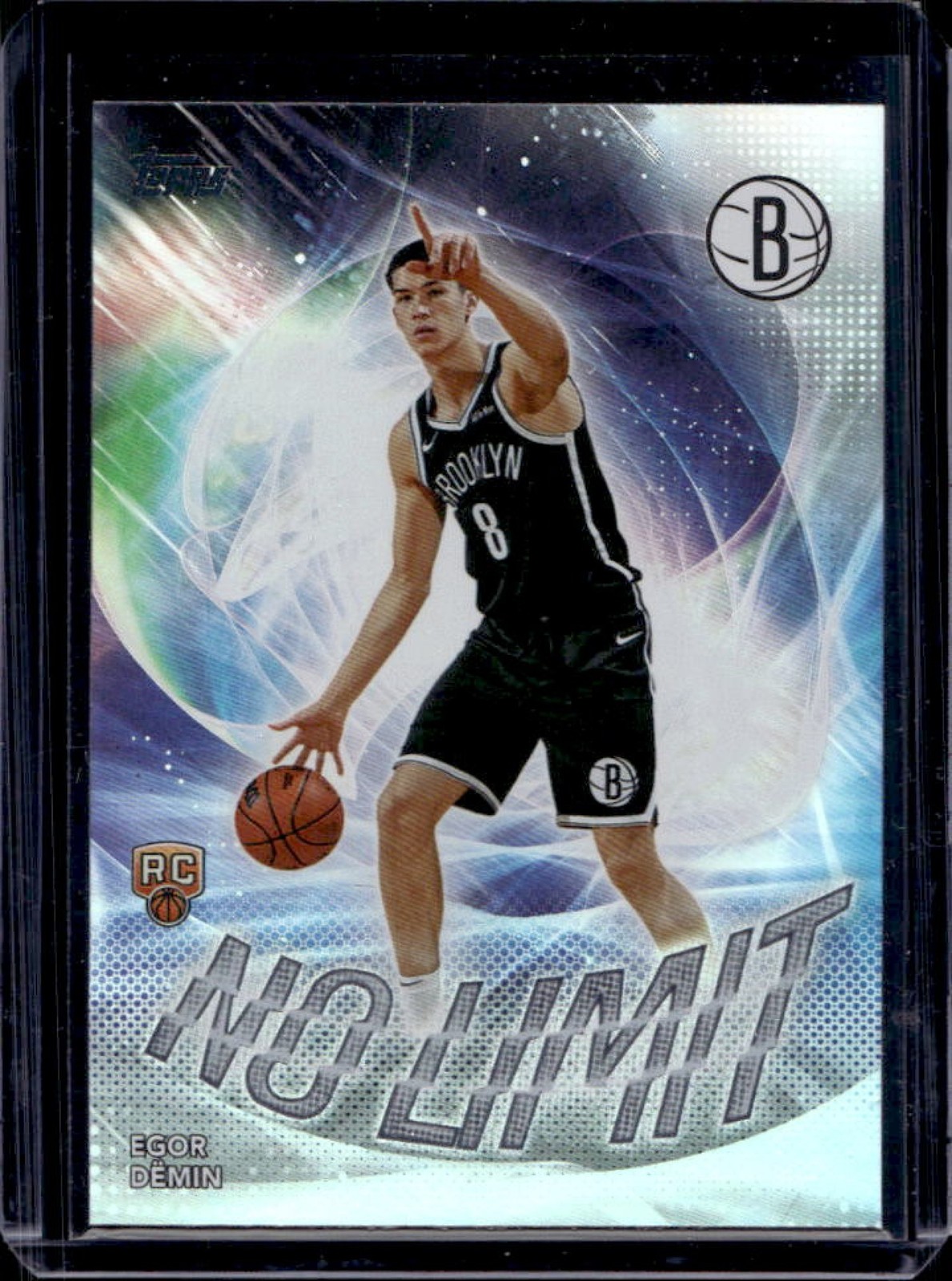 2025-26 Topps Egor Demin No Limit RC Rainbow Foil Rookie #NL-8 Nets