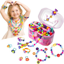 BIRANCO. Pop Beads, Jewelry Making Kit - Arts and Crafts for Girls 3-7 Years Old