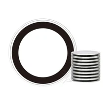 OnFireGuy 10pcs 37mm Black Ring 1oz Philharmonic Protective Coin Capsule Cases