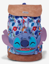 Disney "Lilo Stitch" Stitch Tropical Slouch Backpack Laptop Bag Purse NWT