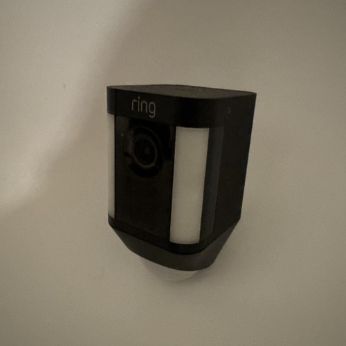 Ring Spotlight Cam Security Camera 1080 HD Black 842861100839 eBay