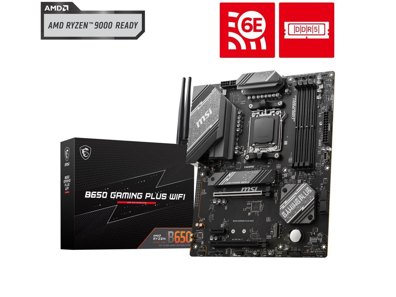 Материнская плата MSI B650 GAMING PLUS WIFI AM5 AMD B650 SATA 6 Гбит/с ATX