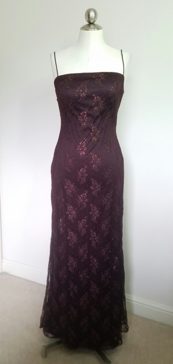 JS Boutique Women's Brown Spaghetti Strap Lace Dress Gown Size 6 A11 | eBay JS Boutique Women's Brown Spaghetti Strap Lace Dress Gown Size 6 A11 | eBay