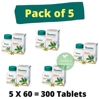 5 x Himalaya Brahmi 300 Tabs Steigert Gedächtnis & Lernkraft Ablaufdatum Mai ...