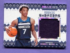 Wendell Moore Jr. 2022-2023 Panini Hoops Rookie Sweaters RS-WM Basketball Card