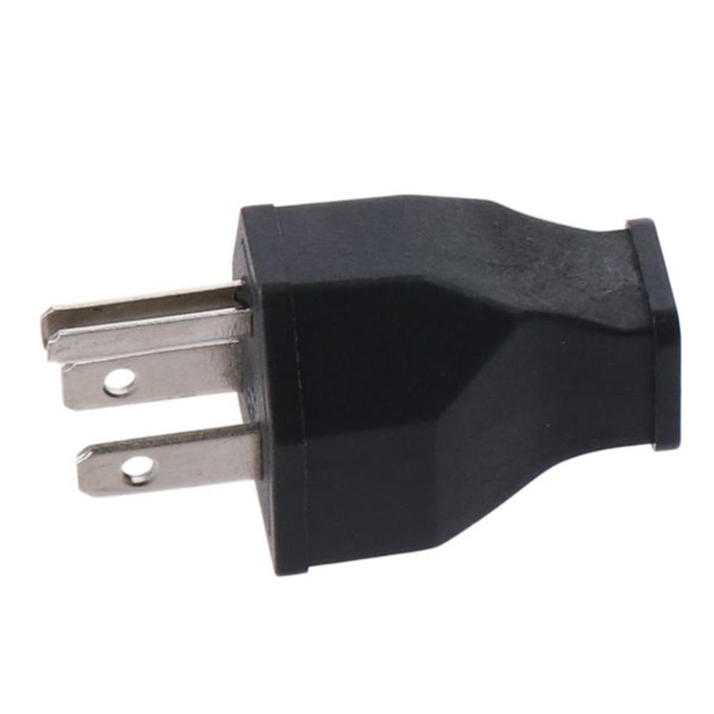 15A 125V Extension Cord Ends Black Shell Grounding Plug Most Home Daily ...