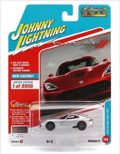 JOHNNY LIGHTNING JLSP282B-JLCG030-1 DODGE - VIPER 2014 - SILVER - 1/64