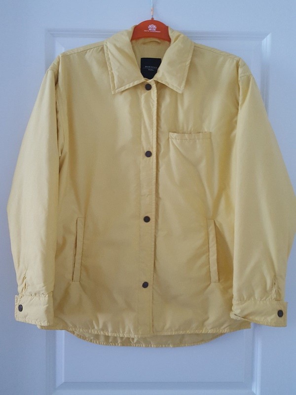 MAX MARA WEEKEND WOMEN'S YELLOW LONG-SLEEVE JACKET/COAT - SIZE 8