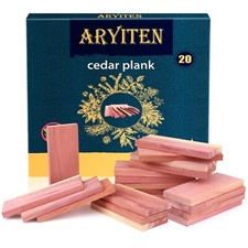 Cedar Blocks for Clothes Storage, Aromatic Scent Cedar Wood Planks for Closet...