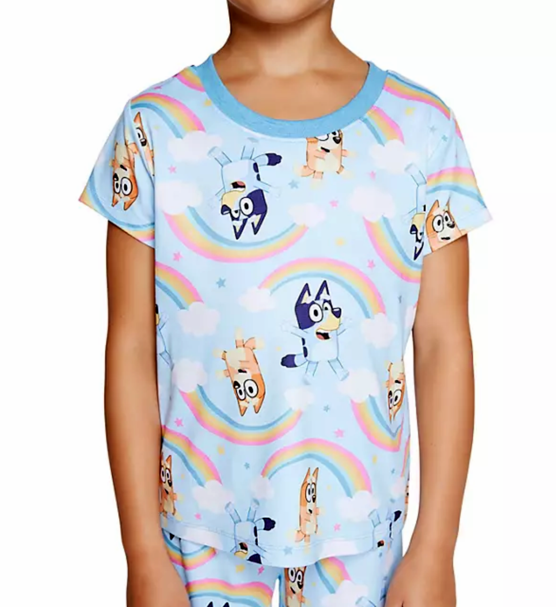 Bluey T-shirt | Bingo Meisjes T-Shirt | T-Shirts Met Korte Bluey T-shirt | Bingo Meisjes T-Shirt | T-Shirts Met Korte