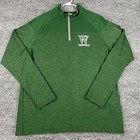 Whitfield Shirt High School Missouri Mens Large Green Long Sleeve 1/4 Zip
