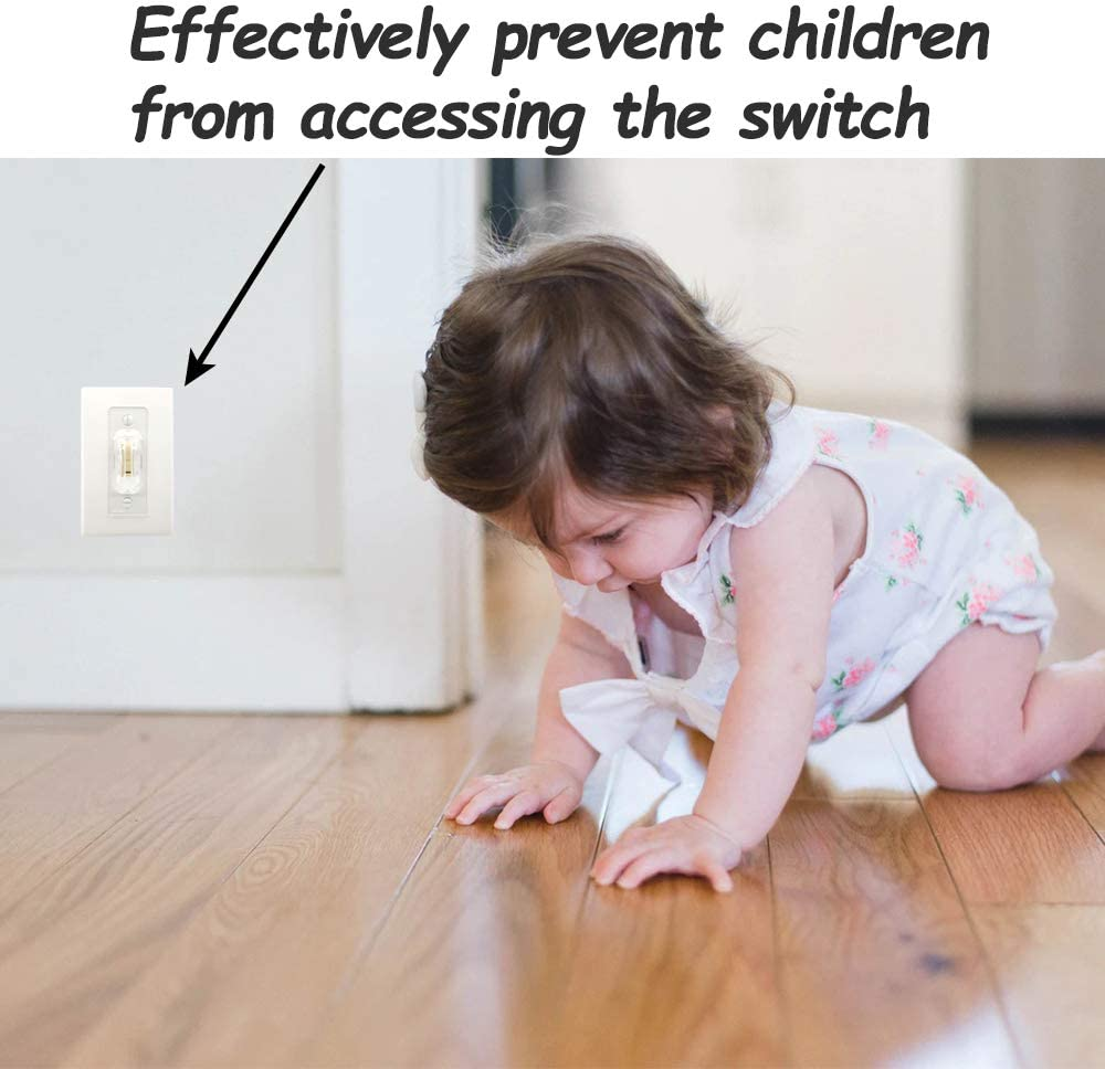 Switch Guard 6 Pack Clear Light Switch Lock Child Proof Light Switch
