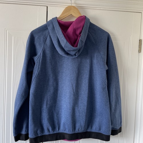 Canterbury Hoodie Jumper Sweatshirt Womens Size 14 Pullover Blue Casual - Picture 5 of 6