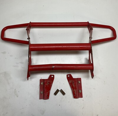 2005 05 Polaris Sportsman 800 Twin Front Metal Bumper Bash Guard Mounts DENT