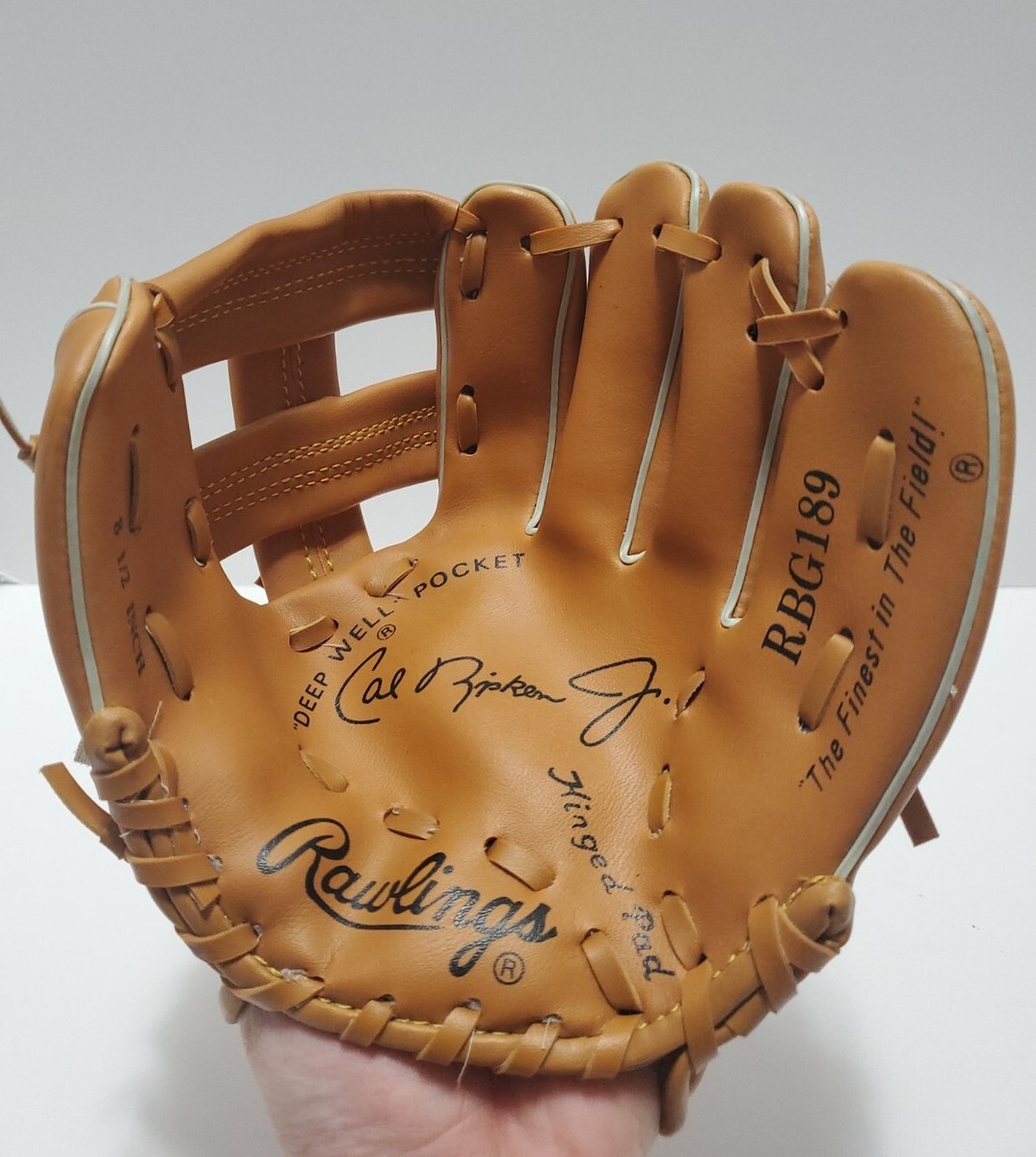 Rawlings Cal Ripken Hinged Pad Autograph Baseball Glove RBG 189 8