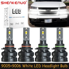 Per Chevy Colorado 2004-2012 Bianco 9005 9006 Lampadina Faro LED Faro Alto Basso Z8