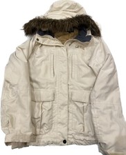 North Ridge Range Waterproof Padded Parka Coat Jacket Blue Uk12 Warm Winter