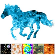 Horse Stallion - Vinyl Decal Sticker - Multiple Patterns  Sizes - ebn6189
