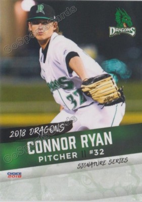 2018 Daytona Dragons Connor Ryan RC Rookie Cincinnati Reds