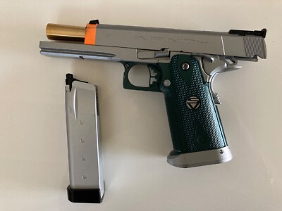 トイガン WESTERN ARMS SV INFINITY 1911 IED 5.0 HW Western Arms SCW 5 Inch Gas Airsoft Pistol - ANSgear.com