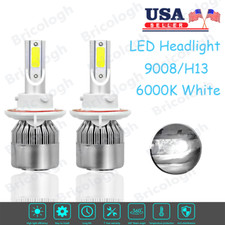 FOR 2004 - 2008 Ford F150 Pickup Pair 9008 LED HEADLIGHT LAMP BULBS SET COMBO US