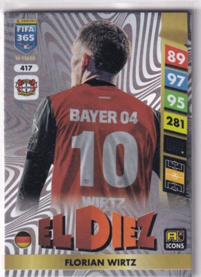 Panini Adrenalyn XL FIFA 365 2025 No. 417 Florian Wirtz El Diez | eBay