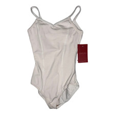 Capezio Big Girls' Classics Princess Camisole Leotard White Front Lining Size L