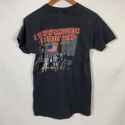 Rare Vtg 80s Bruce Springsteen E Street Band ‘84 - ‘85 World Tour T Shirt - Picture 1 of 6