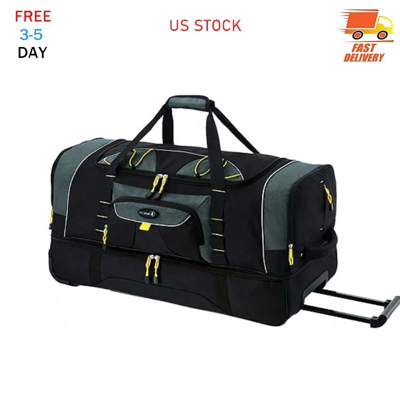 Travelers club top rolling duffel