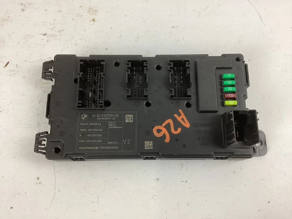 Módulo de unidad de control de carrocería BMW 320i F30 xDrive 2012-2015 9329701 OEM Foto 3 de 4