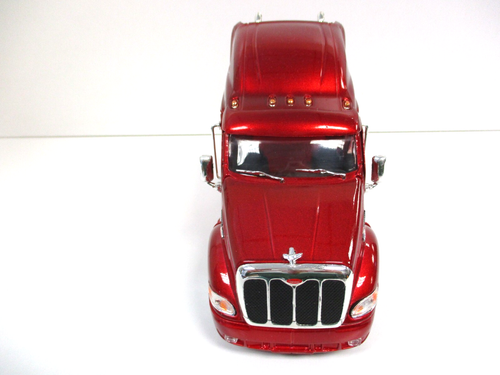JADA - PETERBILT 387 CONVENTIONAL SEMI TRUCK (METALLIC RED) - 1/32 DIECAST - Picture 5 of 15