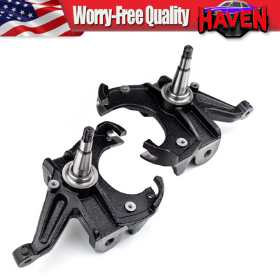 2.5'' Front Drop Spindles Lowering Kit 1.25'' Rotor For 1973-1987 Chevrolet C10