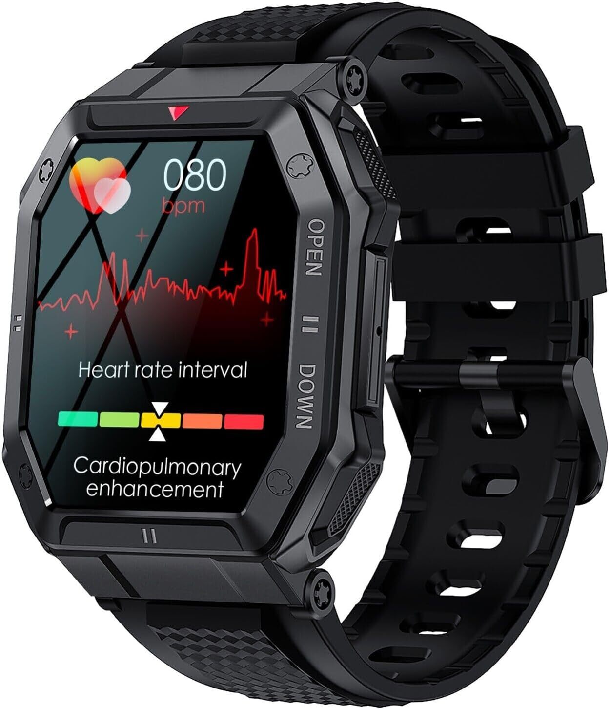 for Nokia G100 Military Tactical Sport Fitness Tracker Smart Watch