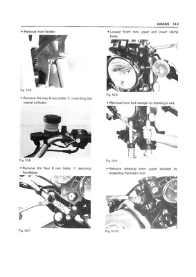 SUZUKI Workshop Manual GT250 X7 1978 1979 1980 1981 1982 & 1983