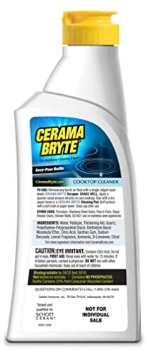 Cerama Bryte Cooktop Cleaner Kit 10 oz Heavy Duty Non Abrasive 4 Piece set - Image 2 of 4