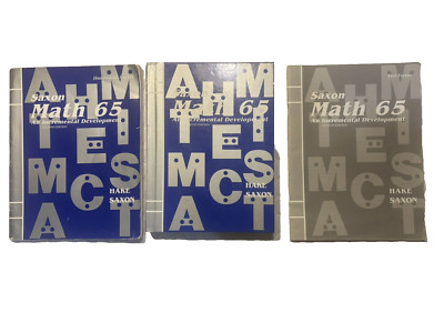 Saxon Math 65 Textbook, Test Forms, and Home Study Packet 