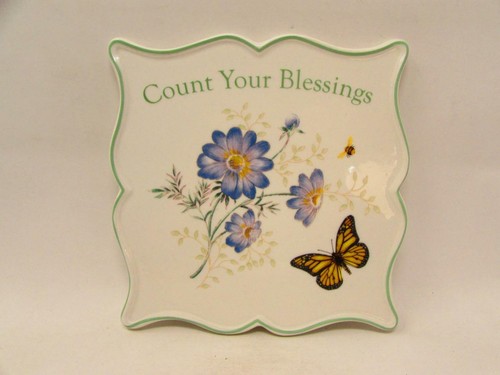 Butterfly Meadow by Lenox Trivet Count Your Blessings Floral & Butterfly b187
