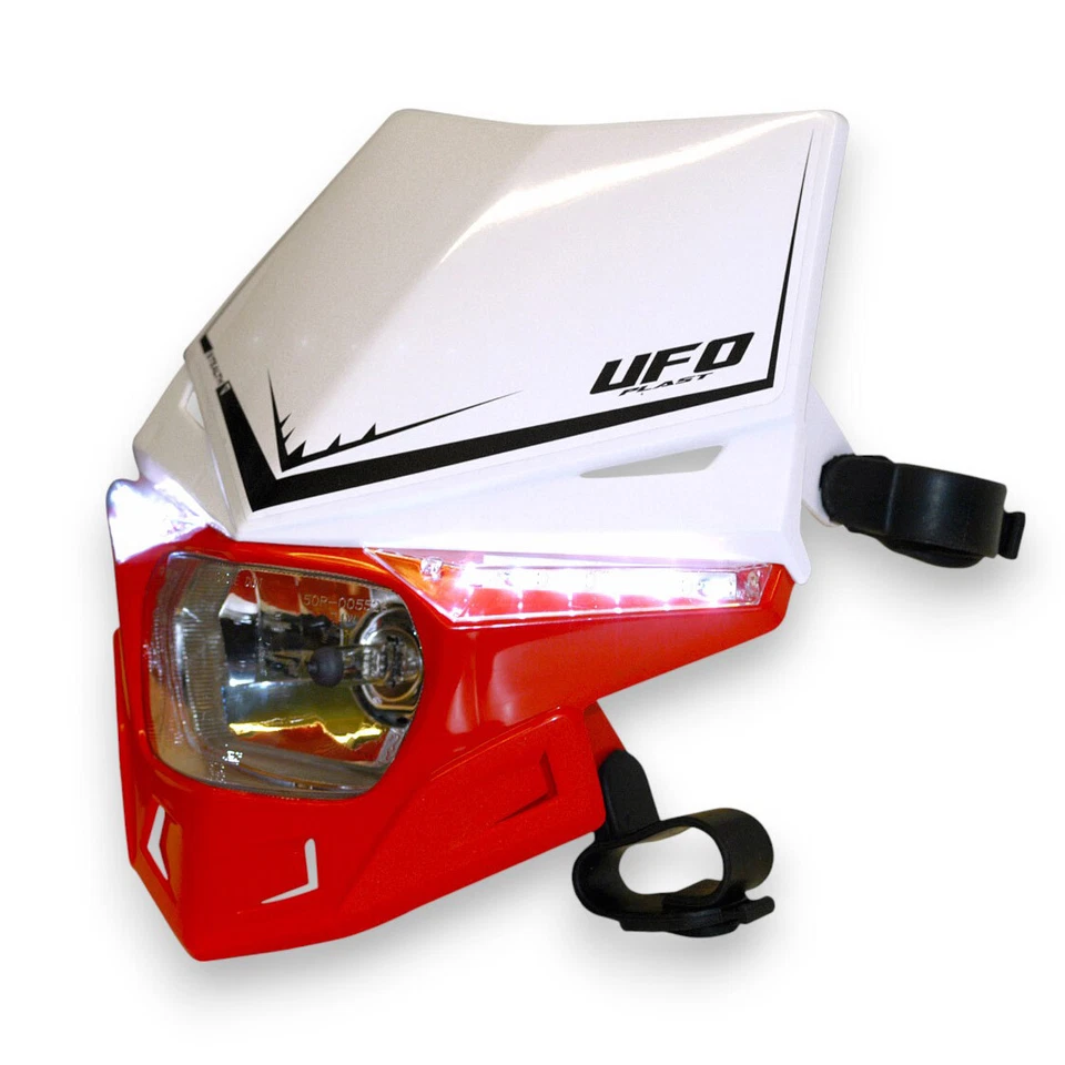 Scheinwerfer Universal Con Máscara De Luz Roja UFO Stealth Para Motocicletas - Imagen 2 de 4