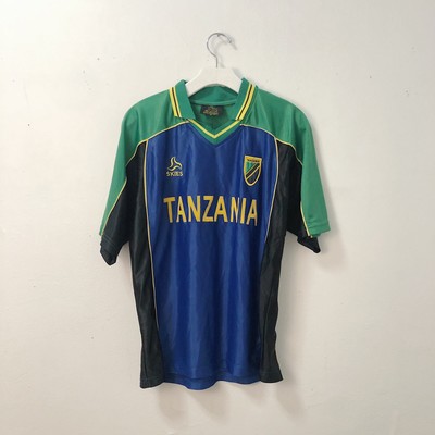 2000s Skies Tanzania National Soccer Jersey Home Africa AFCON RARE VTG Sz Medium | eBay