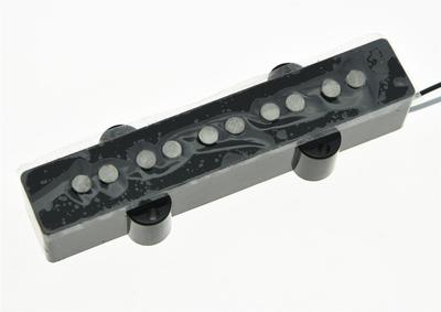 5 Saiten Jazz Bass Alnico 5 Hals Tonabnehmer Vintage Sound J Bass Tonabnehmer schwarz