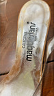 Vintage MAGDESIANS Cork and Clear Sling-back Shoes with Gold bows 8 1/2 M — photo 9