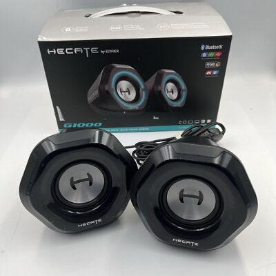 Edifier - G1000 2.0 Bluetooth Gaming Speakers with RGB Lighting (2-Piece)