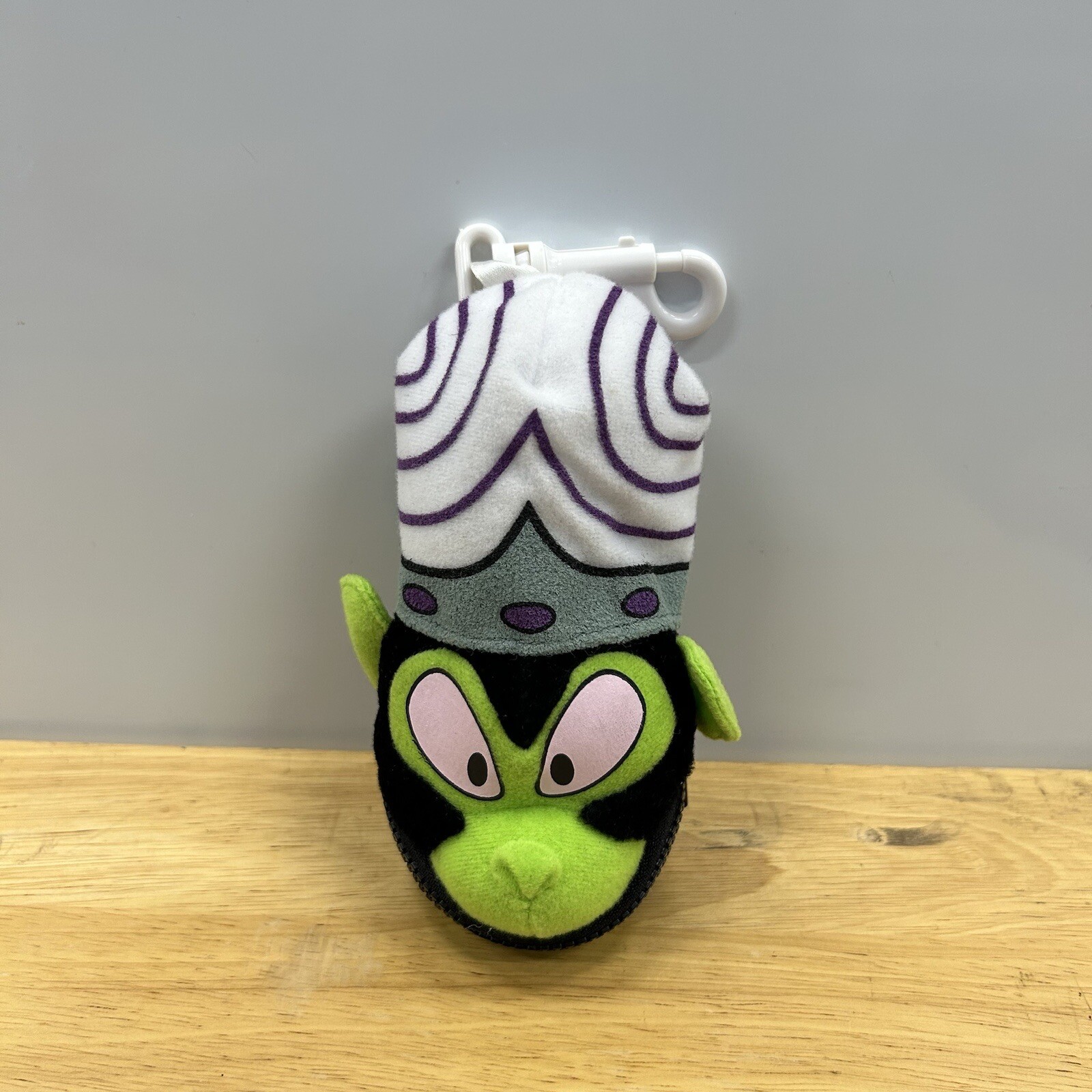 Powerpuff Girls Mojo Jojo Teacher Pet Book Plush Key Clip NEW 6