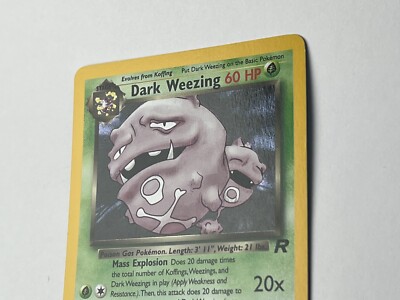 dark weezing pokemon card value Pokemon Team Rocket Rare Holo Dark Weezing #14 [1st Edition]