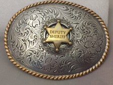 Deputy Sheriff Western Style Buckle