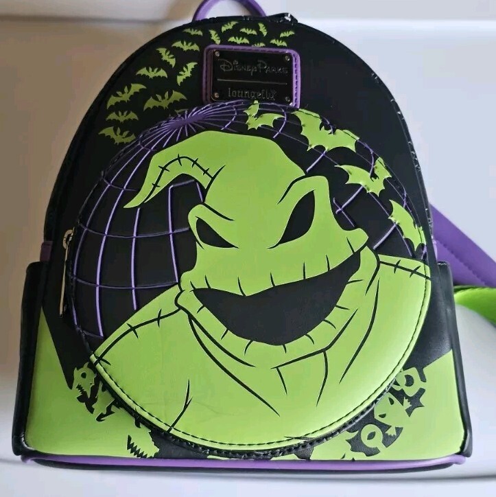 NWT Loungefly Nightmare Before Christmas Oogie Boogie Metallic Backpack & WALLET Loungefly The Nightmare Before Christmas Oogie Boogie  main image 3