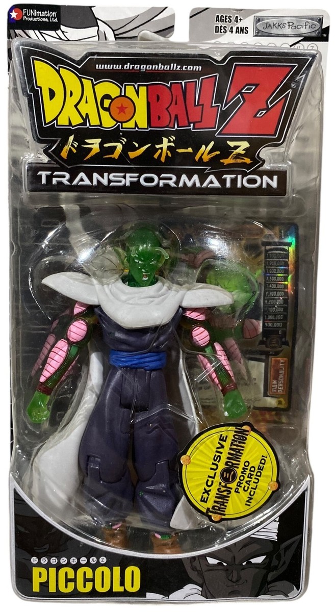 Dragon Ball Z Transformation Piccolo Figure&Promo Card NEW Jakk
