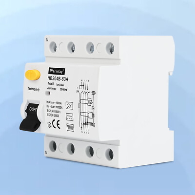 Interruttore Fi 10ka Interruttore Differenziale QAVODB Tipo B 63A 30mA 4P - Protezione FI Per Inverter E Wallbox Protezione Inverter - Foto 7