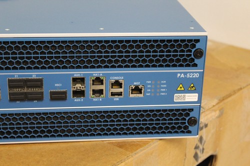 Palo Alto PA-5220 Next-Generation Firewall VPN Gateway 1/10/40GbE 2x PSU - Picture 2 of 6
